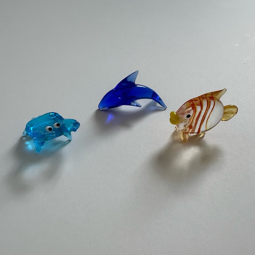 Set of Three Marine Vintage Figurines